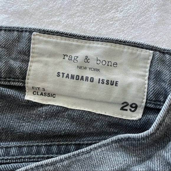 rag & bone Classic Fit 3 Jeans In Vesuvio - Picture 4 of 10